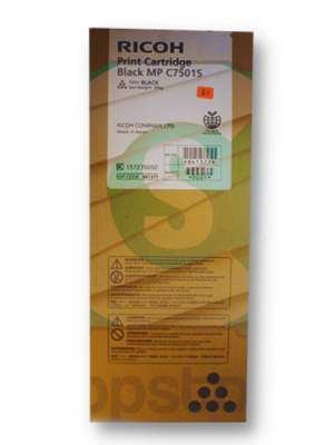 Original Ricoh Black Toner Cartridge MPC6501SP MPC7501SP